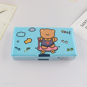 Wholesale multi-functional <em>pencil</em> case cute <em>pencil</em> <em>box</em> for boys girls