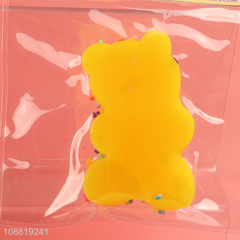 New arrival bear shaped tpr squeeze toys