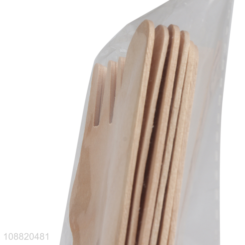 New arrival bamboo disposable tableware fork for sale
