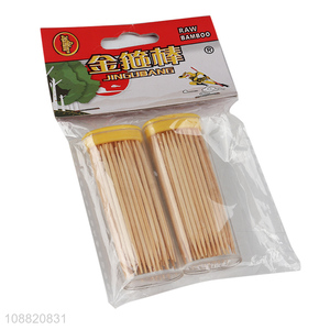 Hot items disposable home toothpick with toothpick containers