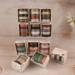 Factory price 5 rolls washi paper tape set for gift wrapping