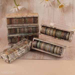 High quality 20 rolls washi paper tape set for DIY crafts