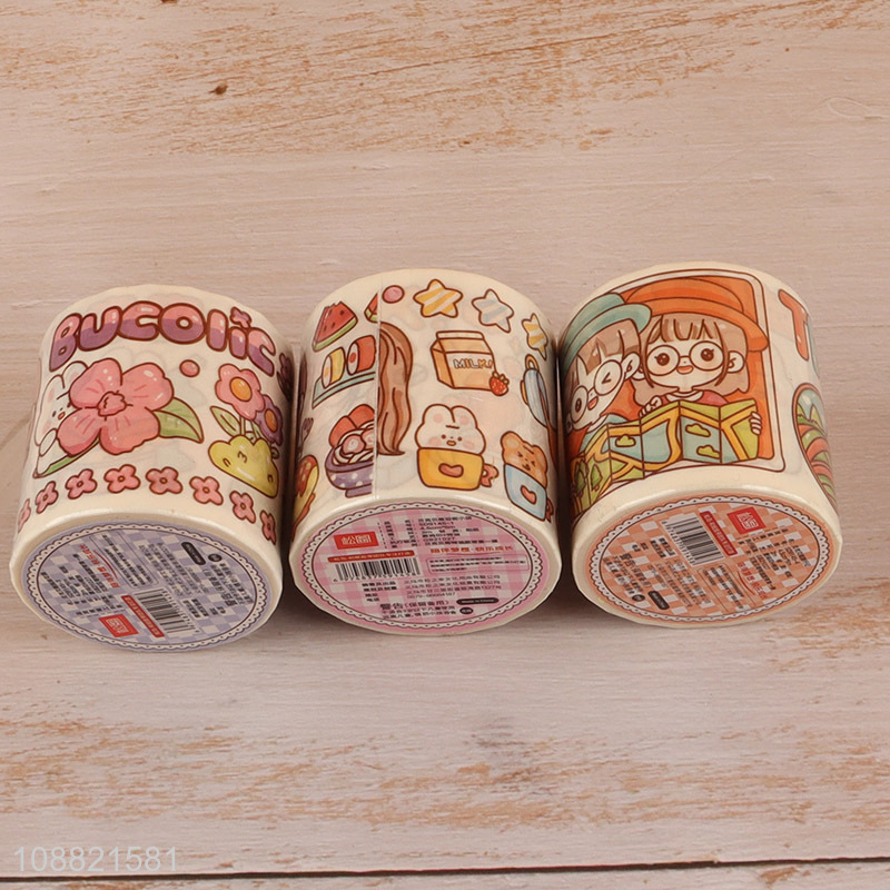 Factory price kawaii washi paper tape for scrapbook supplies