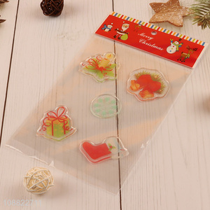 New Arrival Christmas Thick Gel Window Clings for Gifts