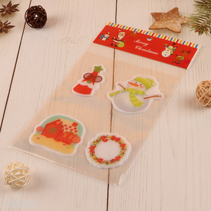 China Imports Christmas Window Clings Winter Holiday Stickers
