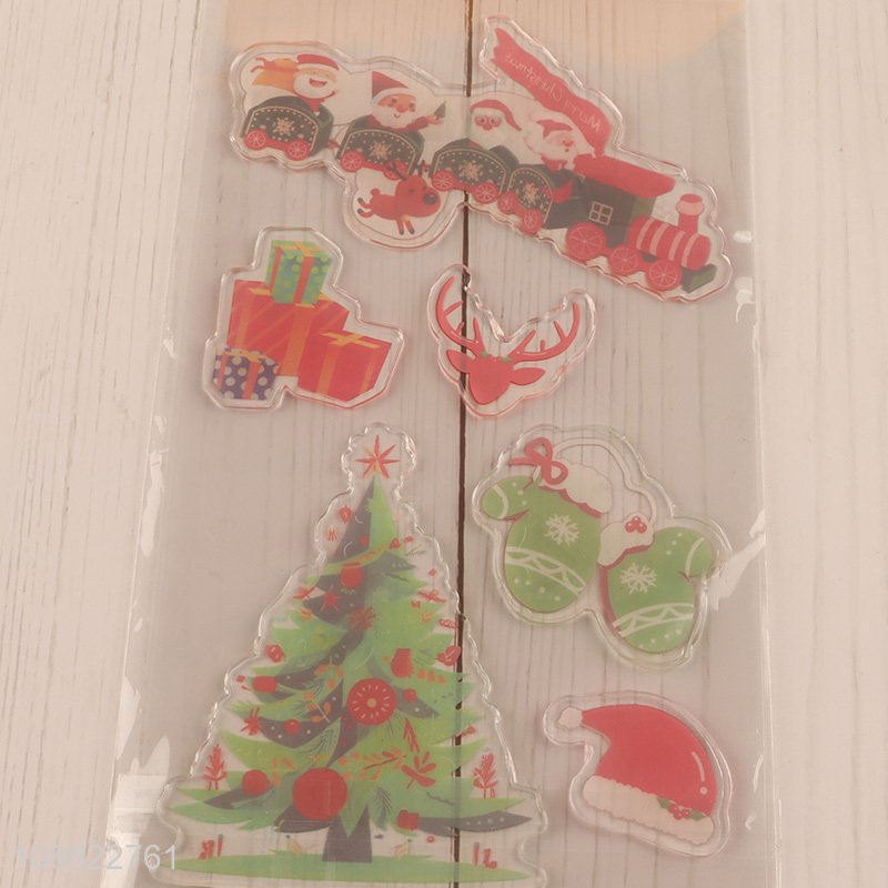 Good Price Christmas Window Stickers Reusable Window Decals