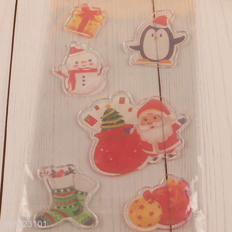 Factory Supply Christmas Window Clings Winter Holiday Stickers