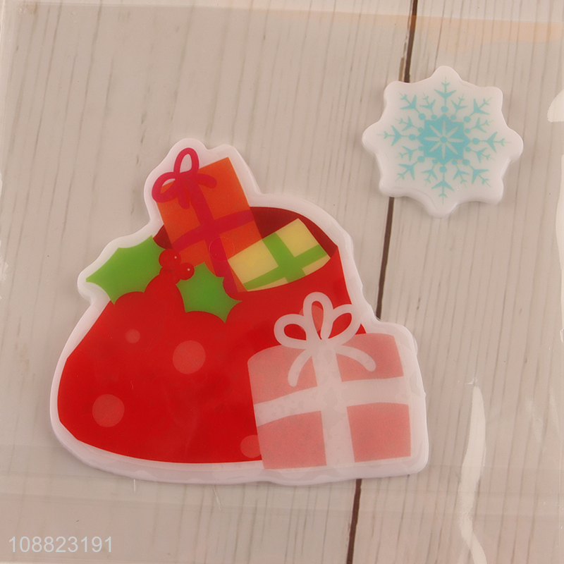 Online Wholesale Christmas Thick Gel Window Clings for Gifts