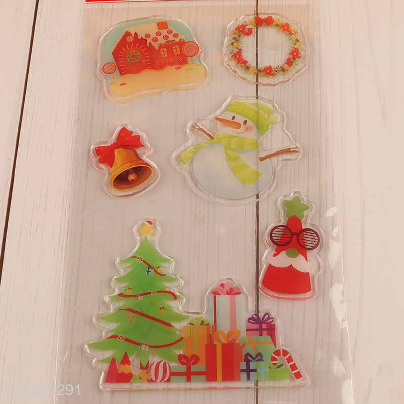 China Imports Christmas Window Clings Window Decals Stickers