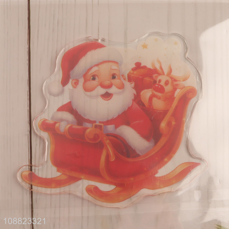 Factory Supply Reusable Christmas Window Clings for Holiday Decor