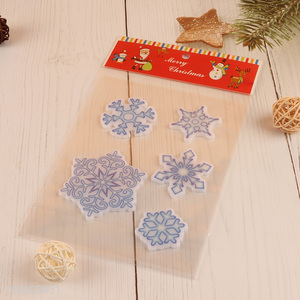 Factory Supply Christmas Thick Gel Window Clings for Gifts