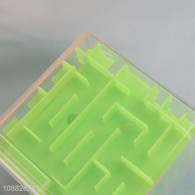 Wholesale 3D cube maze puzzle educational toy for kids adults