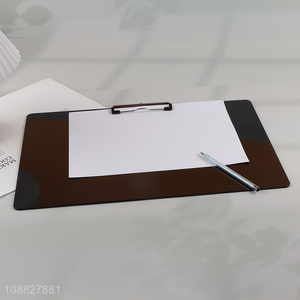Factory price A3 horizontal plastic clip board for drawing