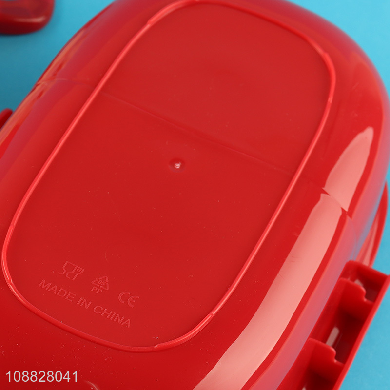 China products plastic portable lunch box with tableware set