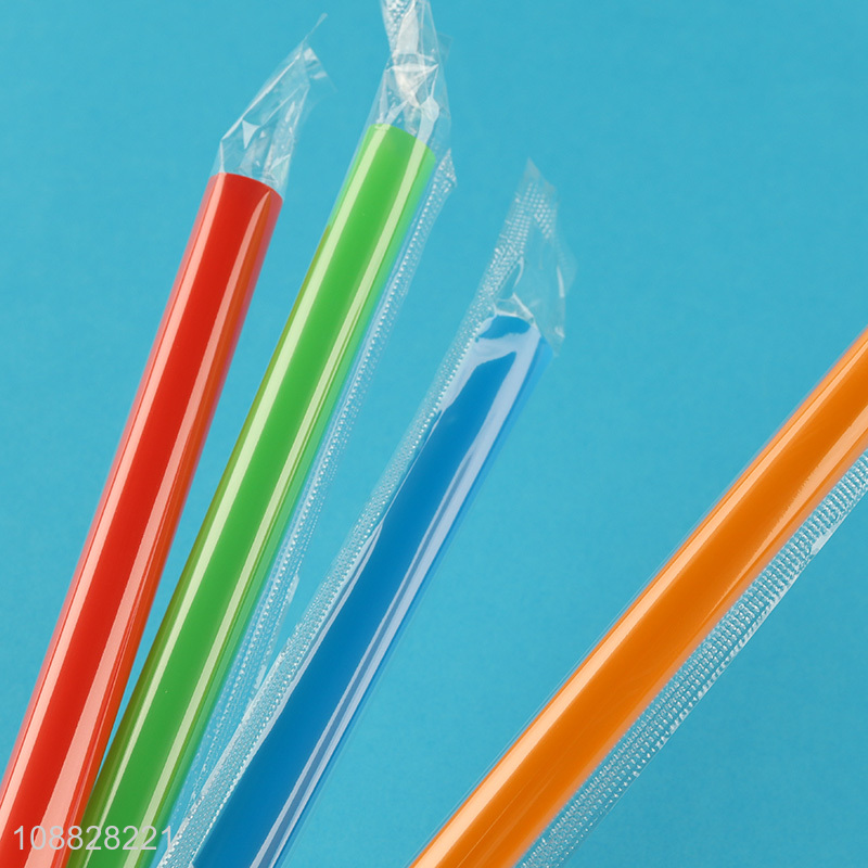 Hot products multicolor plastic disposable drinking straw for juice