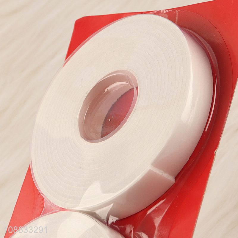 Hot selling 2pcs foam double-sided adhesive mounting tape