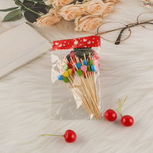 New style disposable 20pcs fruit sticks for home