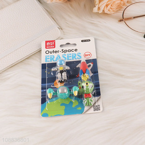 New product school students outer-space eraser set for sale