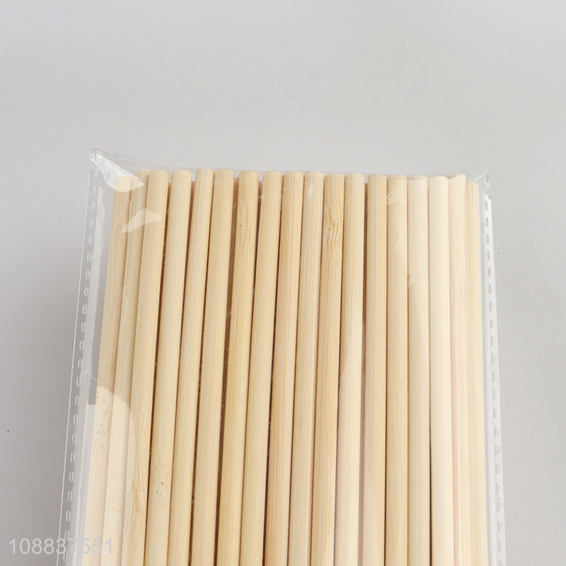 High quality 50pcs natural wooden bamboo skewers for grilling