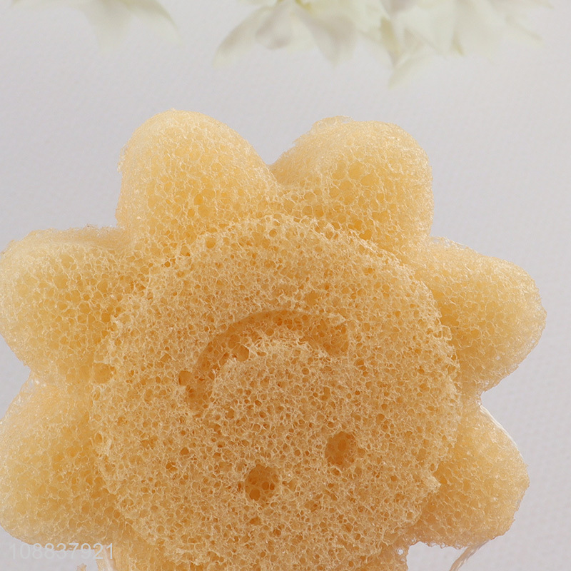 Wholesale natural konjac exfoliating facial sponge for face washing