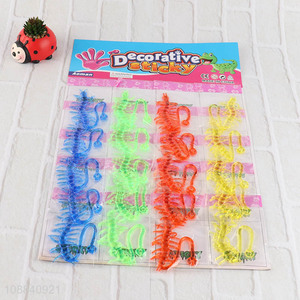 Hot Selling 20 Pieces Strechy Sticky Toy Sticky Centipedes