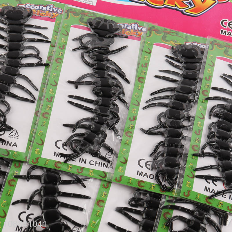 Good Quality 12 Pieces Strechy Sticky Toy Sticky Centipedes