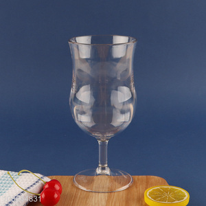 Factory Supply Unbreakable Acrylic Wine Glasses with Stem
