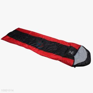 Black and Red Outdoor Envelope Style Sleeping Bag Cap