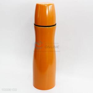 Fashionable orange stainless steel vacuum cup