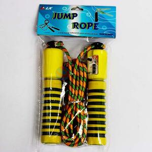 Colorful Cotton Glue <em>Skipping</em> <em>Rope</em> With Counting Handle