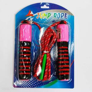 Stripe Pattern Cover Handle Cotton Glue <em>Skipping</em> <em>Rope</em>