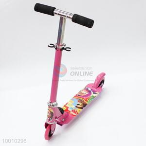 Cute plastic scooter with light and music