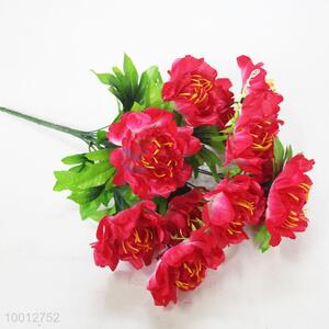 Wholesale 12 Pieces Peony <em>Artificial</em> <em>Flower</em> For Christmas Decoration