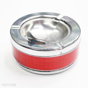 Wholesale Red Windproof Iron Ashtray