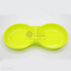 Wholesale High Quality Green <em>Pet</em> Bowl With Double Bowl