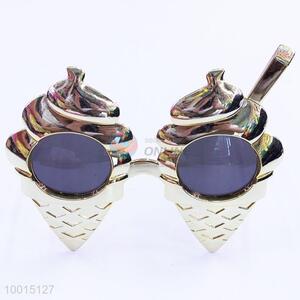 Wholesale Plated Ice Cream Shaped Unique Eyewear Sunglass