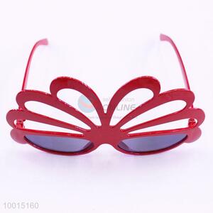 Red Flower Shaped Headwear Party Eyewear