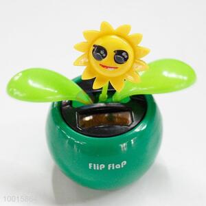 Green Apple Flower Solar Toys for <em>Car</em> <em>Decoration</em>