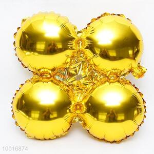 Hot sale 4-round gold foil balloon