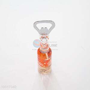 Liquid orange coral bottle opener