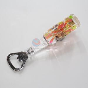 Good quality acrylic flower bottle opener