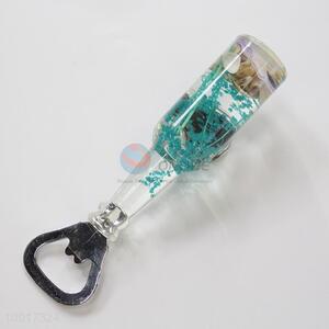 Blue magnetic  dry flower bottle opener