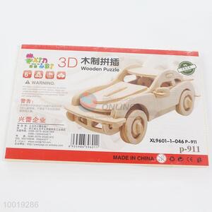 Educational Toy for Kids 3D Wooden Puzzle Car Model