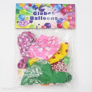 Factory Wholesale No.8 Print Balloons 6pcs/bag