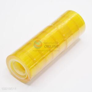 High Quality 1.8*30m Light Yellow Stationery Tape