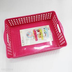 Hot sale rose red vegetable basket