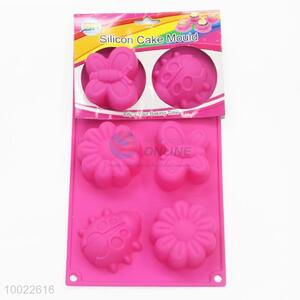 Butterfly and Flower Silicone Green Cake Mould