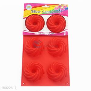 Eco-friendly Red Silicone Cookies/Cake Mould
