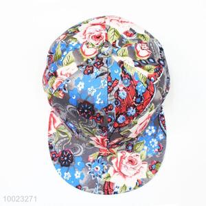 New Arrivals Flower Pattern Hip-hop Sport Cap/Hat