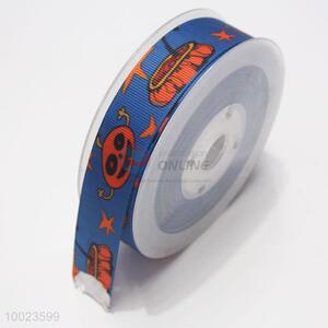 New Arrival Hot Sale High Quality 2.2CM Halloween Pattern Print Ribbon